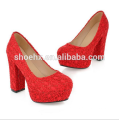 chaussures de mariée rouge talons